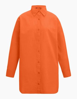 Regatta Womens Regatta Womens/Ladies Prena Cover Up Plain Beach Shirt - Tangerine Tango - Size: 14