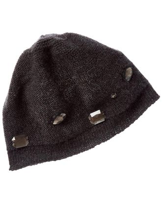 Portolano Stones Cashmere, Wool & Silk-Blend Blend Hat