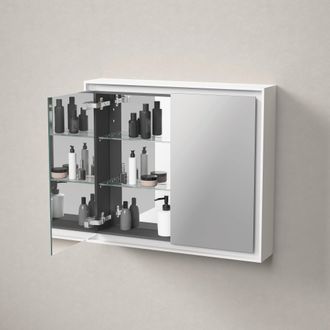 Duravit Duravit L-cube Armario Con Espejo Con Iluminaci&oacute;n Led, Grafito