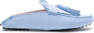 Tod's Tods Womens Blue Loafer - Blauw