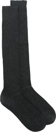 Max Mara Oxiria Socks - Dames - Sokken - Blauw - M/L - Kasjmier - Ondergoed