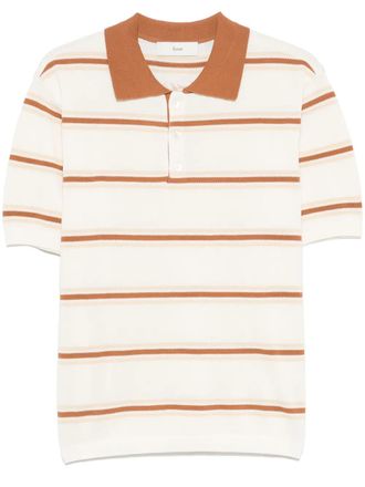 Dunst striped polo shirt - Neutrals