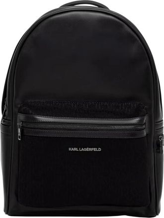 Karl Lagerfeld Rugzak - Heren - Rugzakken - Zwart - ONE Size - Tassen