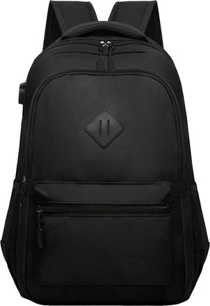 Generic School Backpack with USB Charger, Back to School Bags for Teenage Men Women, Business Backpack with Breathable Padded Shoulder Strap, Water Resistant 