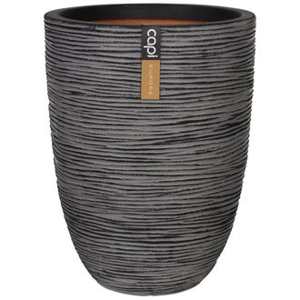 Capi Europe Capi Europe - Jarr&oacute;n Nature Rib Elegante Bajo Gris Antracita 46x58 Cm Kofz783 Capi