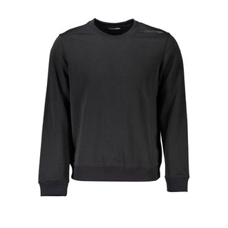 Calvin Klein Mens Crew Neck Sweatshirt K50k507175 - Black - Size X-Large
