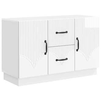 vidaXL Aparador Brillante 89 X 34,5 X 57 Cm Madera De Ingenier&iacute;a Vidaxl