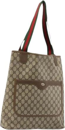 Gucci Pre-owned Tote Bags, female, Beige, Size: ONE SIZE Pre-owned Vintage Tote Bag