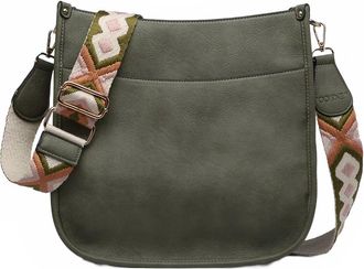 Jen & Co. Womens Kate Crossbody Bag In Olive