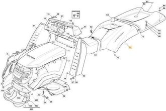STIGA Sports Copertura Ruota Tc2000hy. C/f Rosso Ral3003 M Originale Stiga - 325109797/0