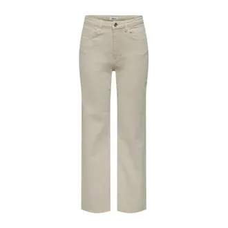 Only Only, Dames, Jeans, Beige, Maat: W32 L32 Katoen