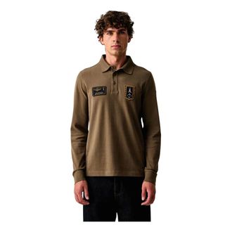 Aeronautica Camiseta de manga larga - Tops - Hombre - Marr&oacute;n - 2XL