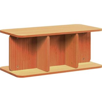vidaXL Vidaxl - Coffee Table Wax brown 80 x 39.5 x 33.5 cm Solid pine wood