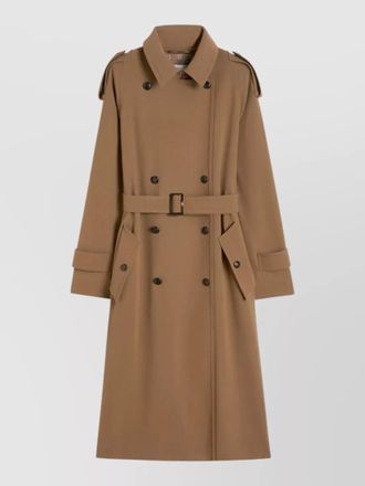 Max Mara mxmcerto trench coat flared shape belted