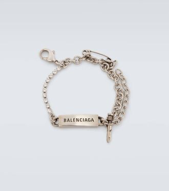 Balenciaga DIY logo chain bracelet