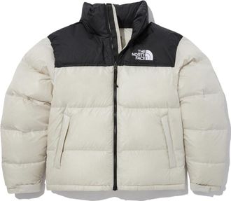 The North Face FW22 Logo Nuptse Puffer Jacket Beige NJ1DN60B