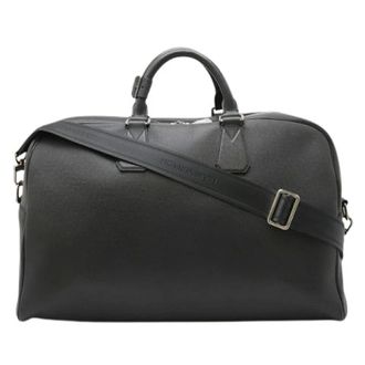 Louis Vuitton Pre-owned Weekend Bags, unisex, Black, Size: ONE SIZE Pre-owned Neo Kendall Taiga Travel Bag