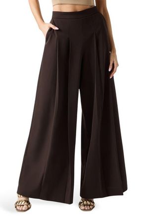 Marciano Kamila Wide Leg Pants in Light at Nordstrom, Size 6 Us