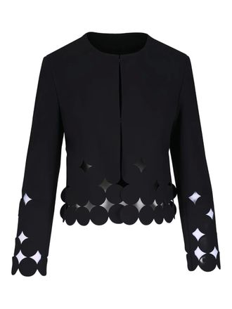 Akris cut-out cropped jacket - Nero