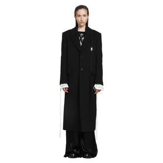 Ann Demeulemeester Aldina Beaver Wool Coat