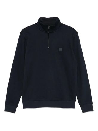 BOSS high-neck sweatshirt - Blue