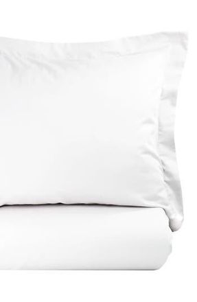 Melange Home 500 Thread Count Egyptian Cotton Duvet Set in White at Nordstrom Rack, Size Queen