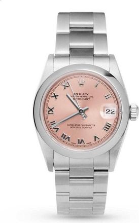 Rolex Pre-owned Rolex Datejust Automatic Chronometer Pink Dial Unisex Watch 68240 PRO