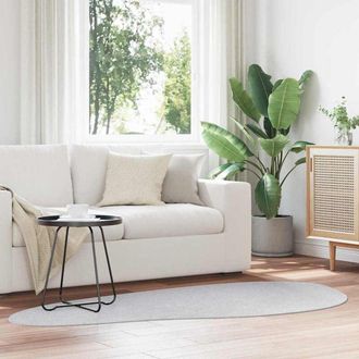 vidaXL Rug Folding Grey 100 x 200 cm Polyester Vidaxl