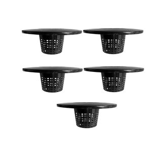 OEM Macetas De Malla De 15 Cm Para Cubos De 18 Litros (paquete De 5), Vasos De Malla Para Tapas De Cubos Hidrop&oacute;nicos, Tapas De Cestas Dwc