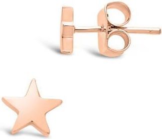 Sterling Forever Star Stud Earrings in Rose Gold at Nordstrom Rack