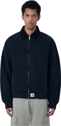 Carhartt Work in Progress OG Santa Fe Jacket - Heren - Bomber jackets - Zwart - XL - Katoen - Jassen
