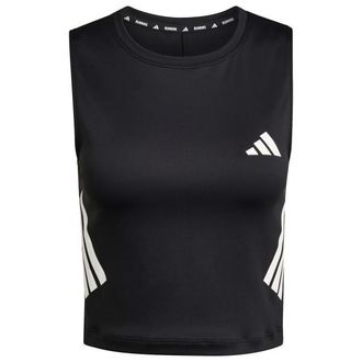 adidas ADI365 Running Climacool Iconic Crop Tank Top f&uuml;r Damen | schwarz
