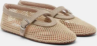 Alaia Ala&iuml;a Bailarinas Mary Jane de red