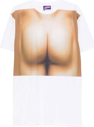 Jean Paul Gaultier Donna, Top, Bianco, M, new