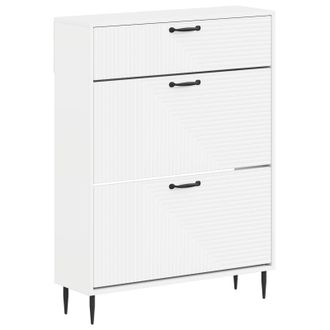 vidaXL Armario Zapatero Haarlem 78 X 24 X 103 Cm Madera De Ingenier&iacute;a Vidaxl