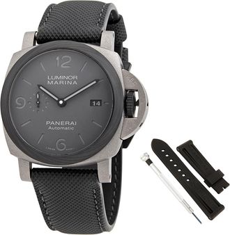 Officine Panerai Pre-owned Panerai Luminor Grey Dial Mens Watch PAM01662
