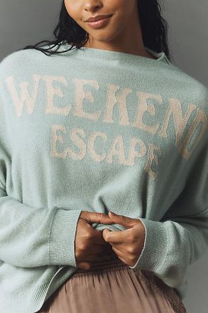 Pilcro The Alani Cashmere Mock-Neck Sweater by Pilcro