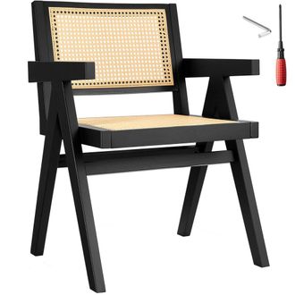 TecTake Dining Chair Lizzy Per Piece - Black | Size: 1 Pack