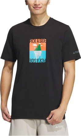 adidas Polygiene Graphic T-shirt Asia Sizing Black IS0274