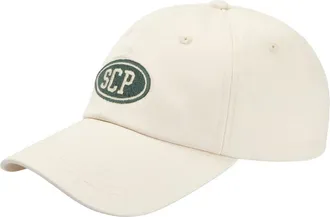 Scalpers Embroidered Patch Cap in Offwhite at Nordstrom