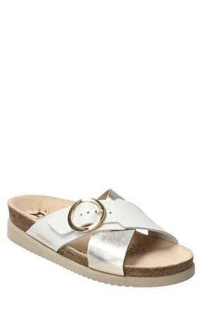 Mephisto Hirina Slide Sandal in Metallic Gold at Nordstrom, Size 10