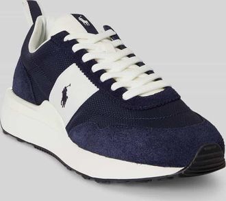 Polo Ralph Lauren Low Top Sneaker aus Veloursleder in Dunkelblau, Gr&ouml;&szlig;e 41