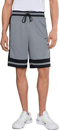 Nike Dri-FIT 10 Game Classic Basketball Shorts Mens Workout Cool Grey/Black/Cool Grey/Black : SM 10, Polyester