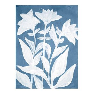 Ballard Designs Wildflower Art - Indigo, 20 x 16 - Ballard Designs