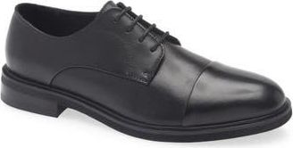 Nordstrom Rack Ryden Cap Toe Derby in Black Leather at Nordstrom Rack, Size 10.5