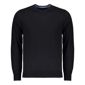 Paul & Shark Paul & Shark, Round-neck Knitwear, male, Black, Size: 2XL Sweater with long sleeves