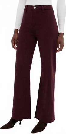 Pistola Denim Penny High Rise Wide Leg Jean In Claret