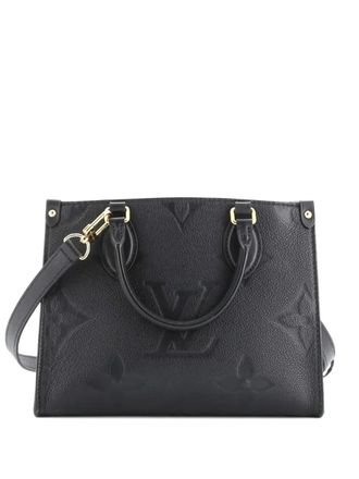 Louis Vuitton Borsa a spalla OnTheGo con monogramma - Nero