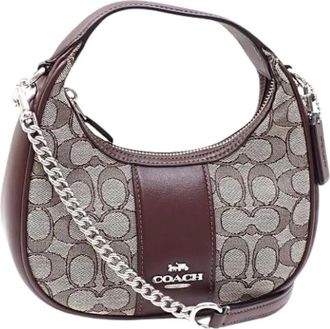 Coach Pre-owned Shoulder Bags, female, Beige, Size: ONE SIZE Pre-owned Fabric handbags