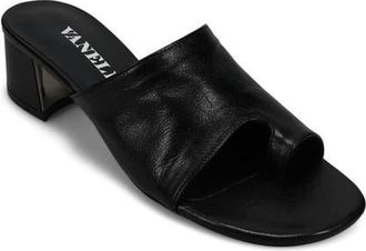 Vaneli Cruz Toe Loop Sandal in Black at Nordstrom, Size 6.5